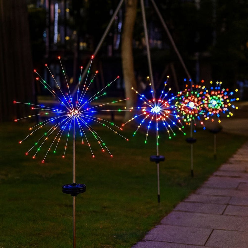 Led Solar Fogos de Artifício -Decoração de Natal -