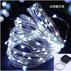 Pisca Pisca Natal Solar com 8 Modos de Iluminação - Instalação em 1 minuto