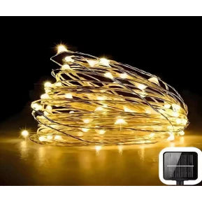 Pisca Pisca Natal Solar com 8 Modos de Iluminação - Instalação em 1 minuto